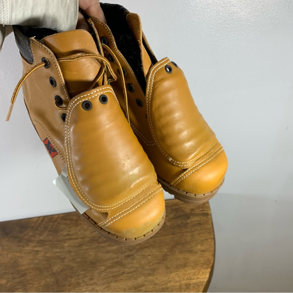 Women's Yellow Ankle Boots - Picture 5 of 14
